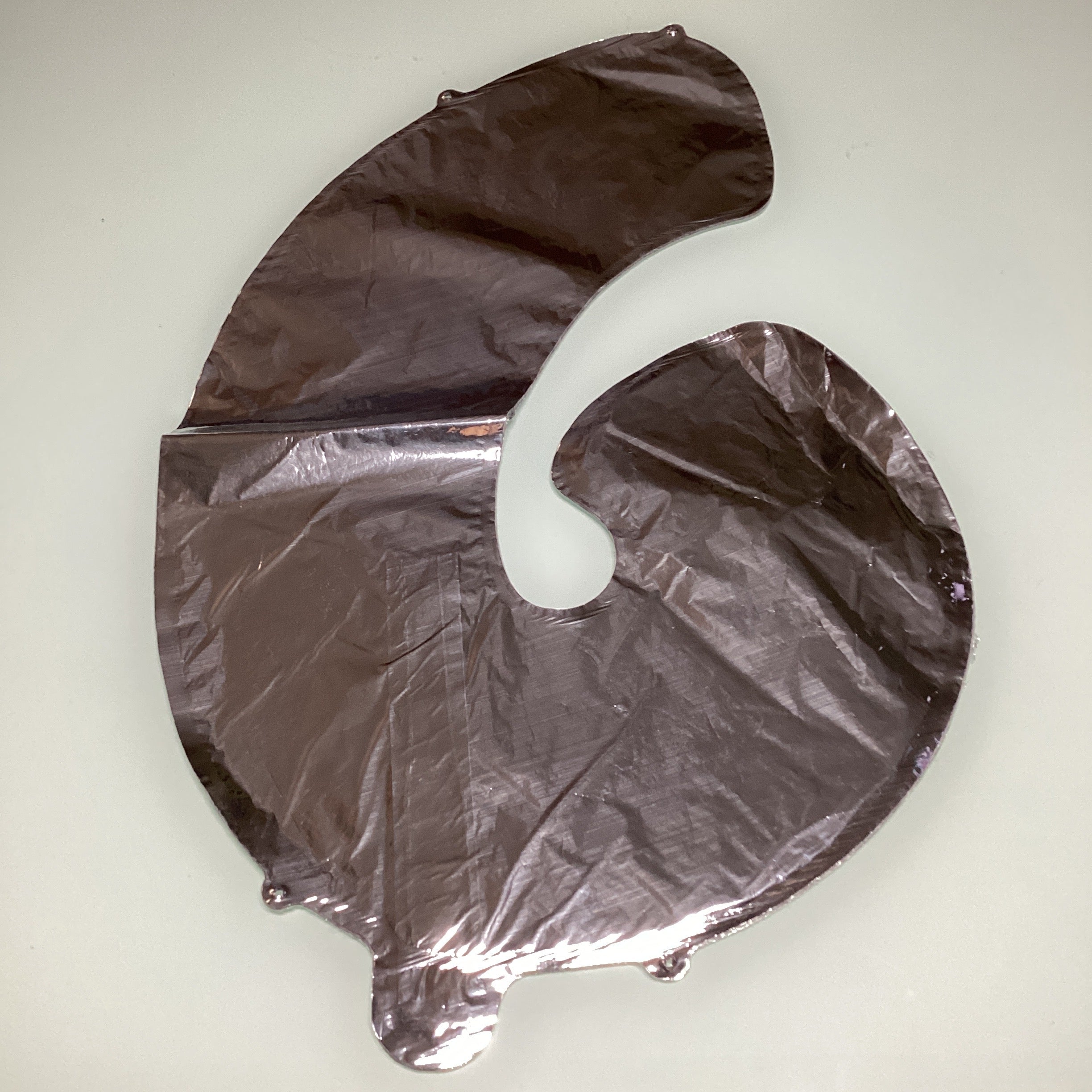GLOBO METÁLICO PLATEADO 45 CM DE NÚMEROS POR MAYOREO
