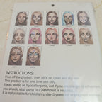 Tatuajes láser, 23 × 17 cm, diseños surtidos | Paquete de 12 juegos por mayoreo
