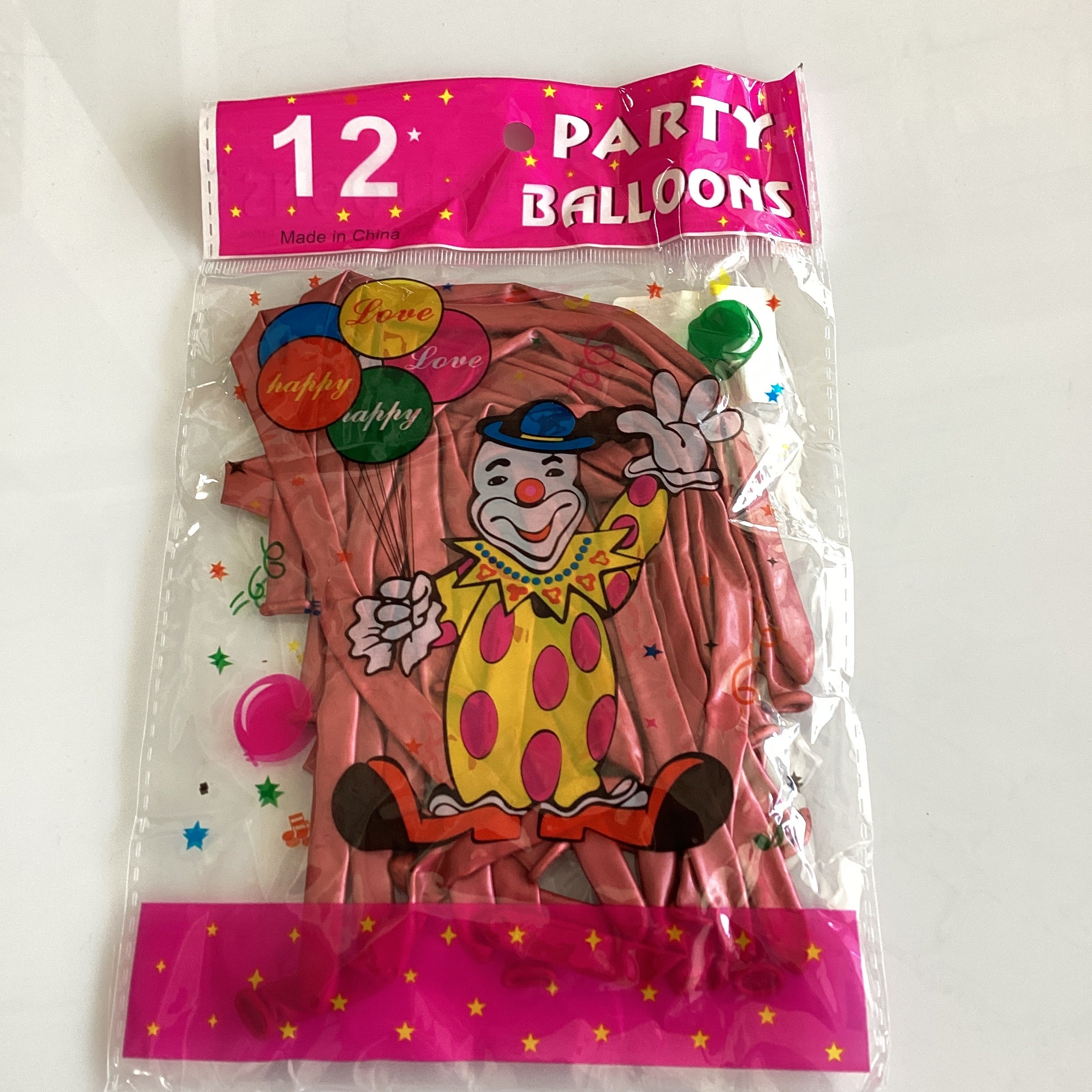 GLOBO LARGO METÁLICO CON 12 GLOBOS EN FORMA DE TIRA POR MAYOREO