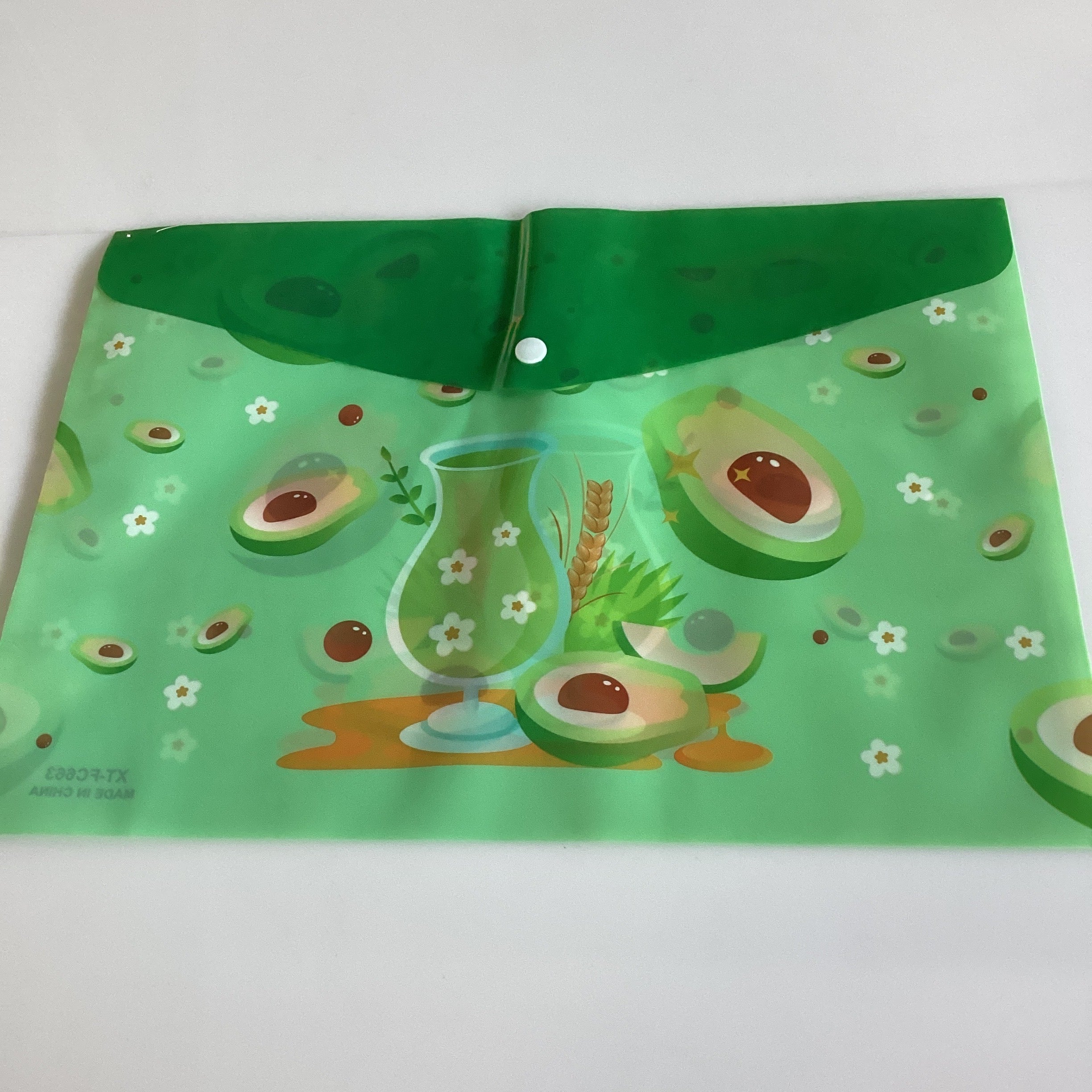 FOLDER DE PLÁSTICO DECORADO 35X26 CM OFICIO POR MAYOREO