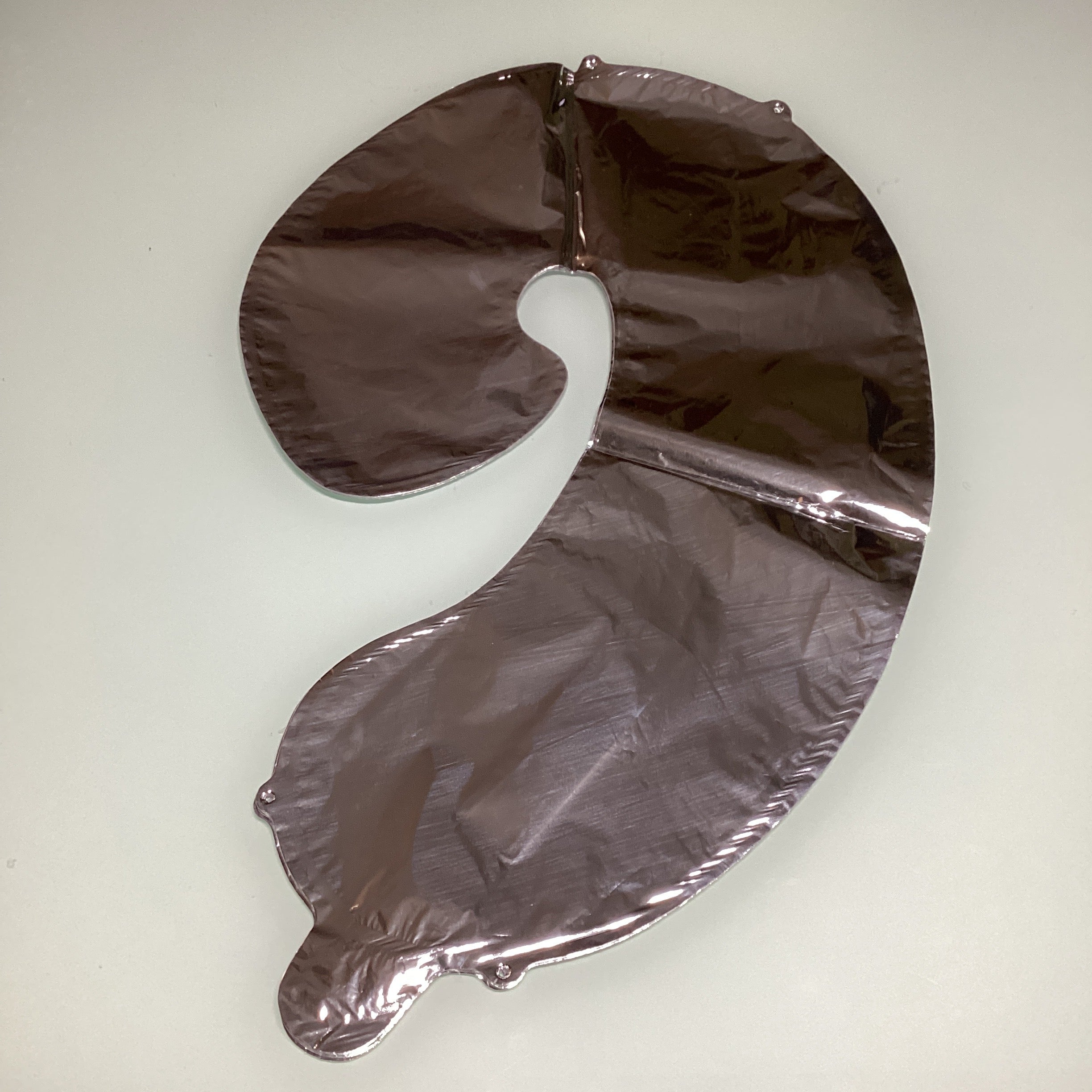 GLOBO METÁLICO PLATEADO 45 CM DE NÚMEROS POR MAYOREO