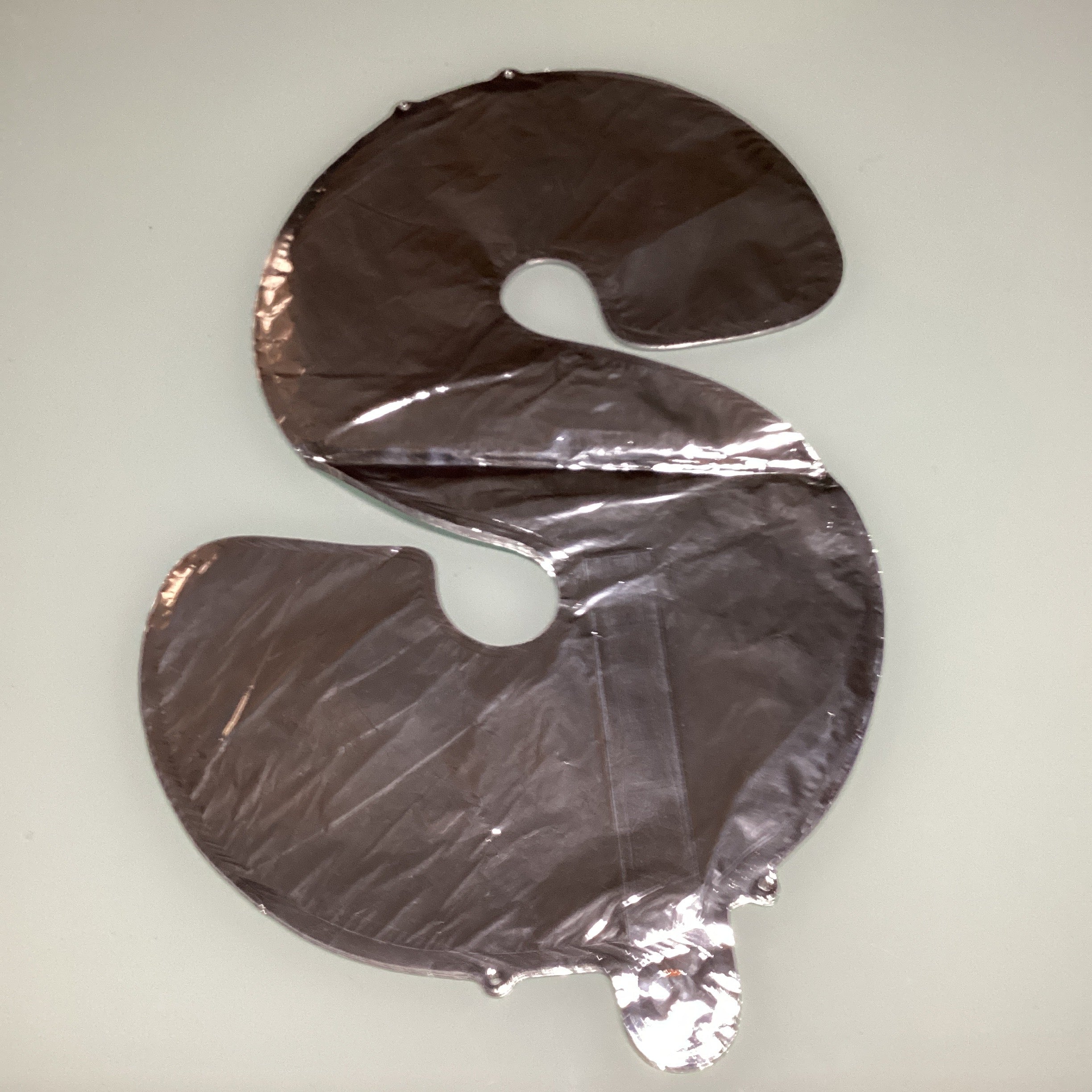 GLOBO METÁLICO PLATEADO 45 CM DE NÚMEROS POR MAYOREO