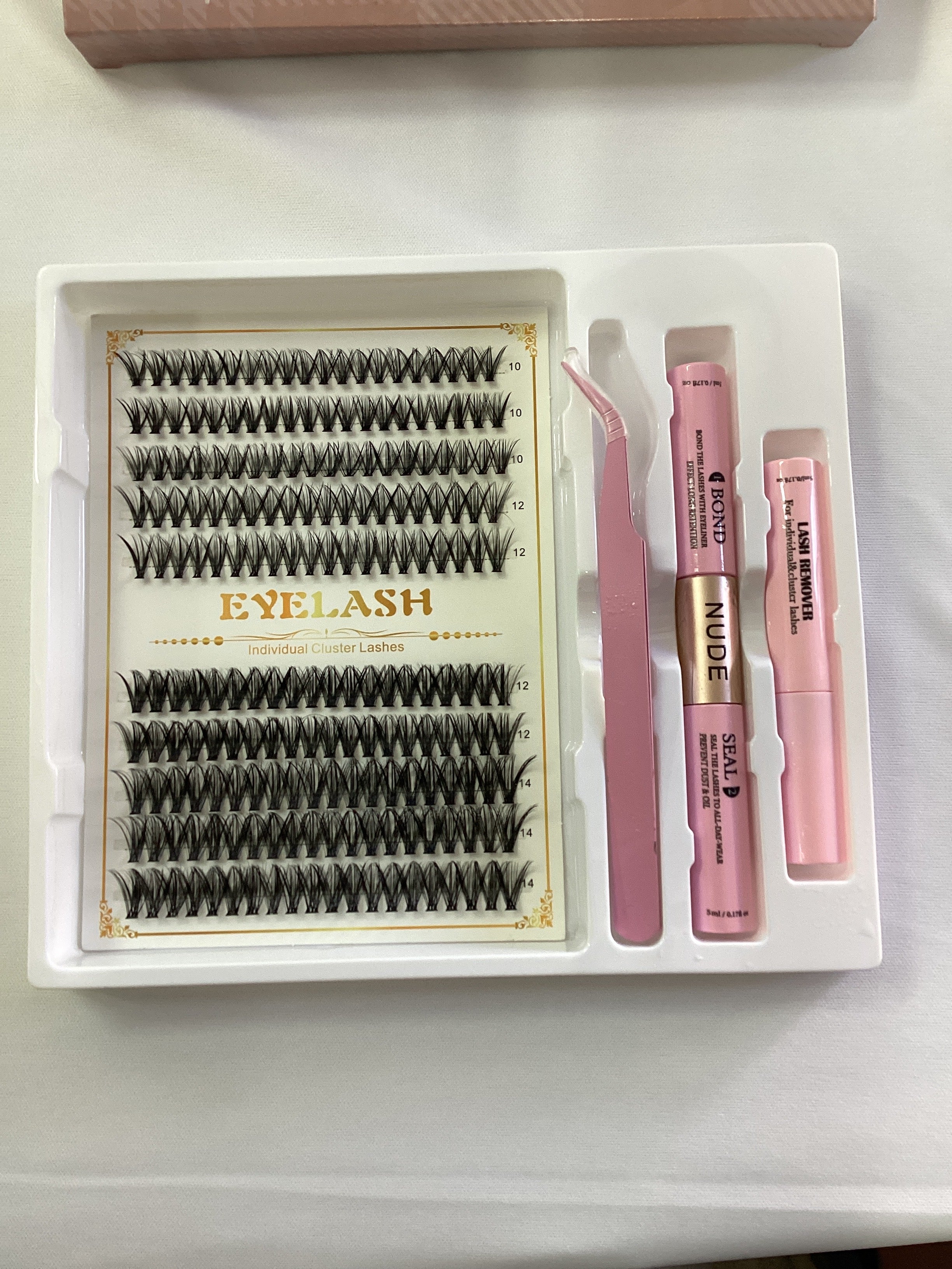 KIT DE PESTAÑAS CON TODAS LAS HERRAMIENTAS PARA APLICARLAS POR MAYOREO