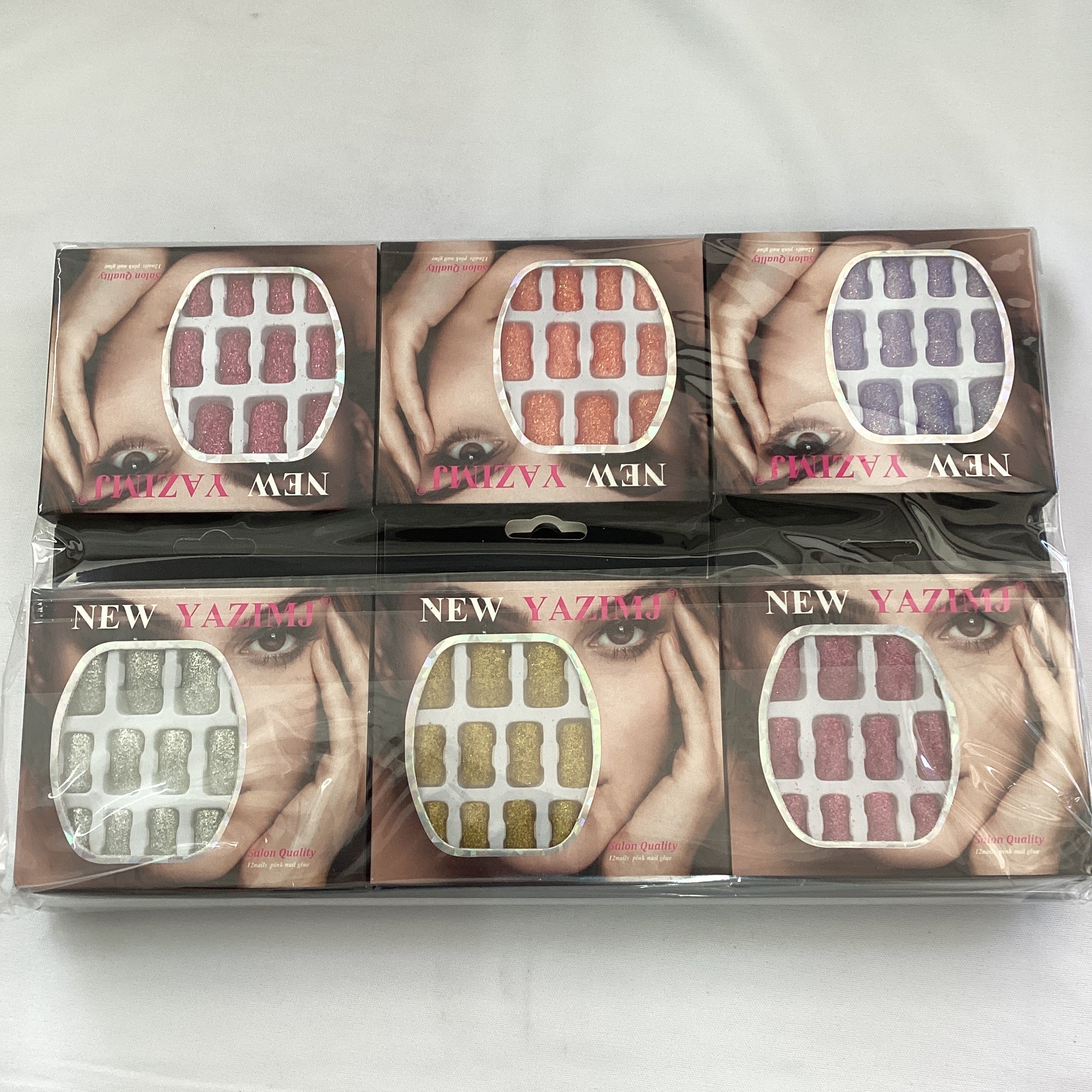 UÑAS NEW YAZIMJ SURTIDA EN COLORES POR MAYOREO