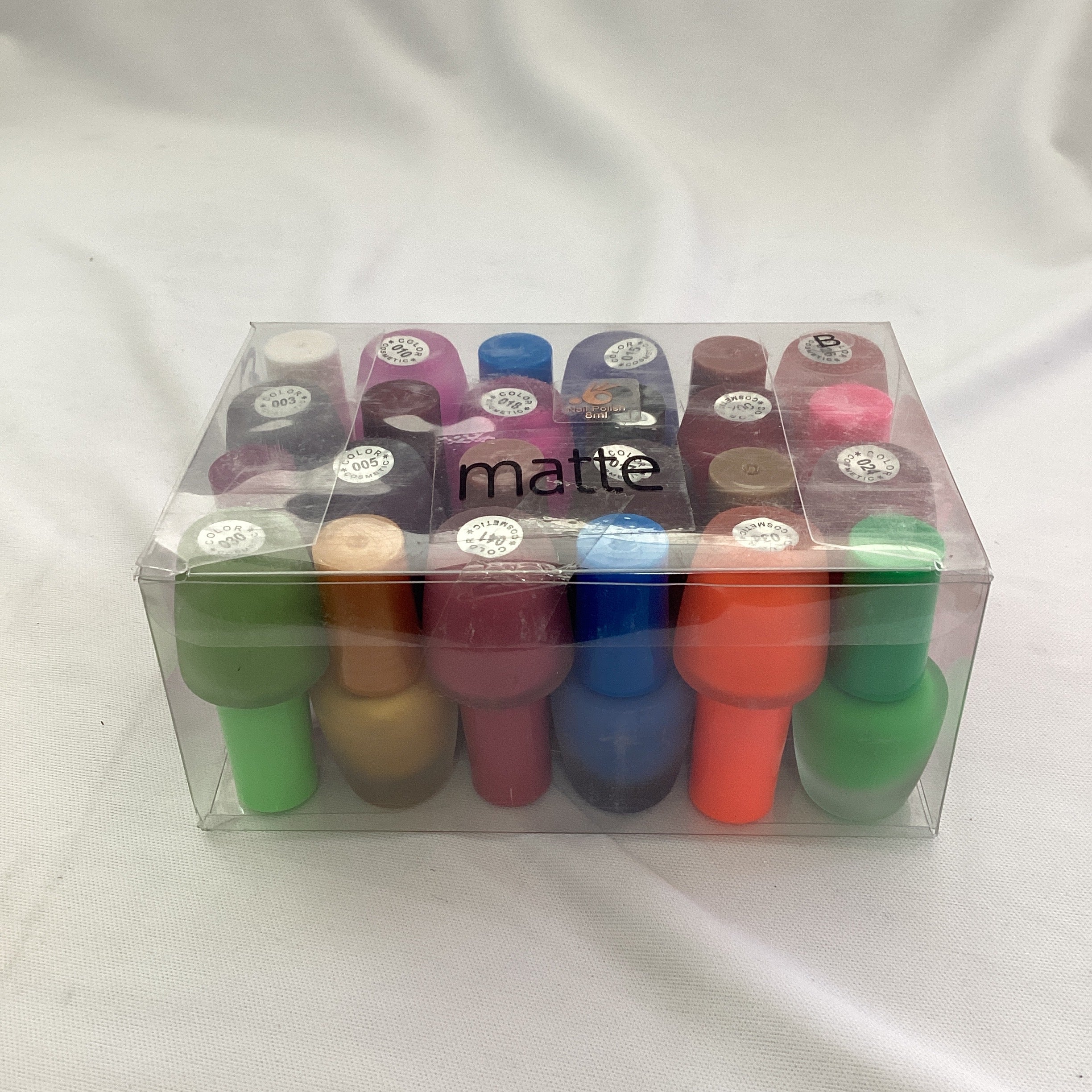 ESMALTE MINI 8 ML. SURTIDO EN COLORES MATE POR MAYOREO