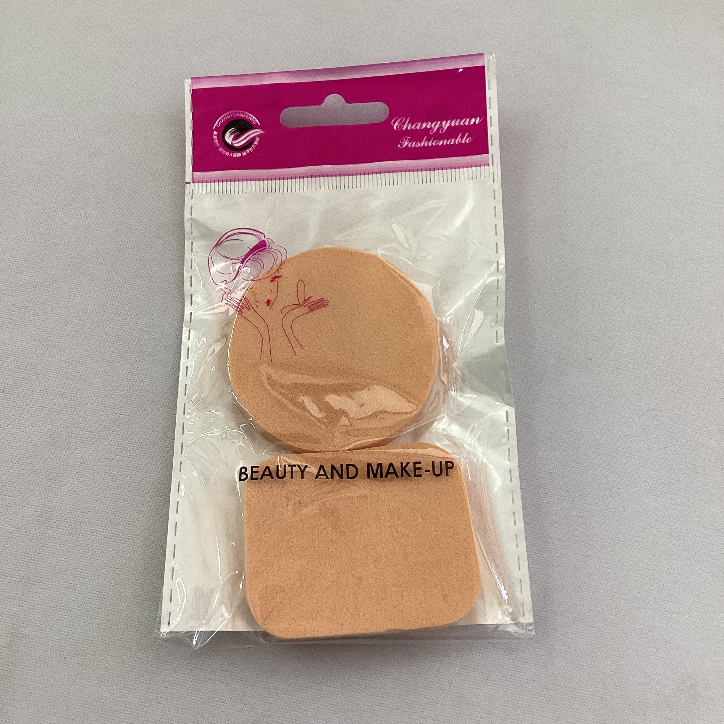 ESPONJAS MAQUILLAJE ENBOLSADAS EN 2 POR MAYOREO