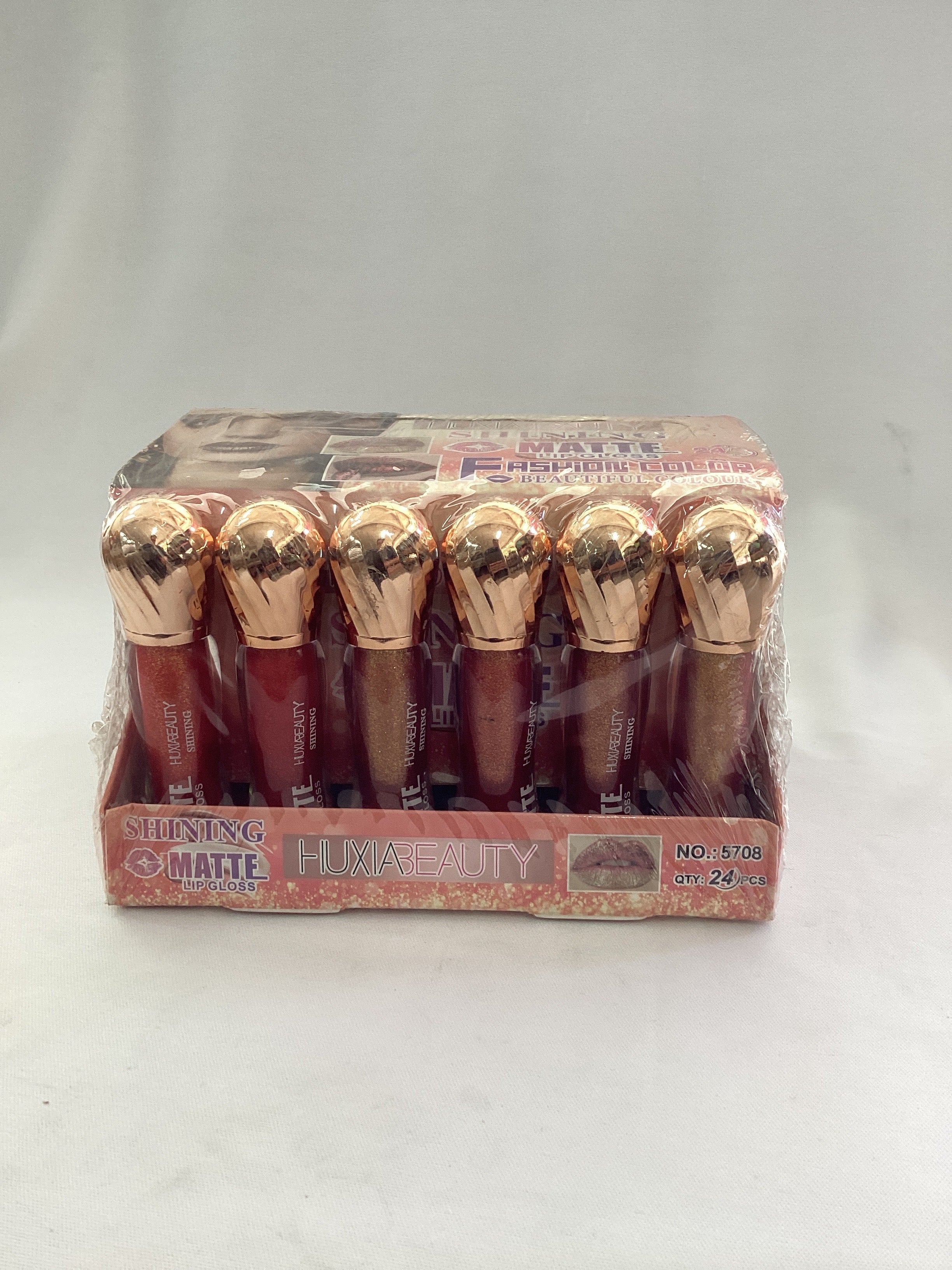 BRILLO LABIAL HUXIA 24 HRS COLORES MATE SURTIDOS POR MAYOREO
