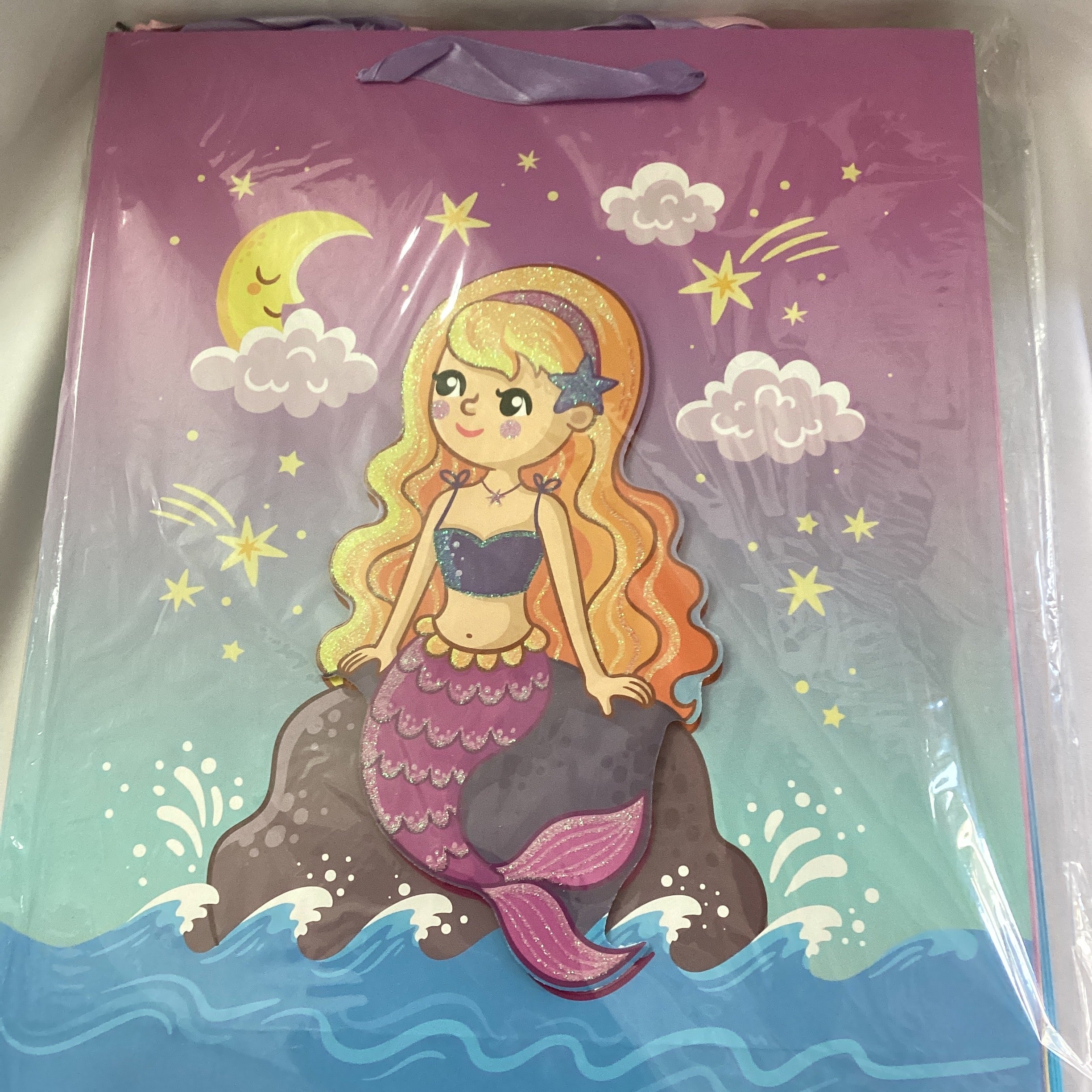 BOLSA DE REGALO JUMBO 40X31 CM MOTIVOS INFANTILES NIÑAS SURTIDO EN 4 DISEÑOS Y COLORES POR MAYOREO
