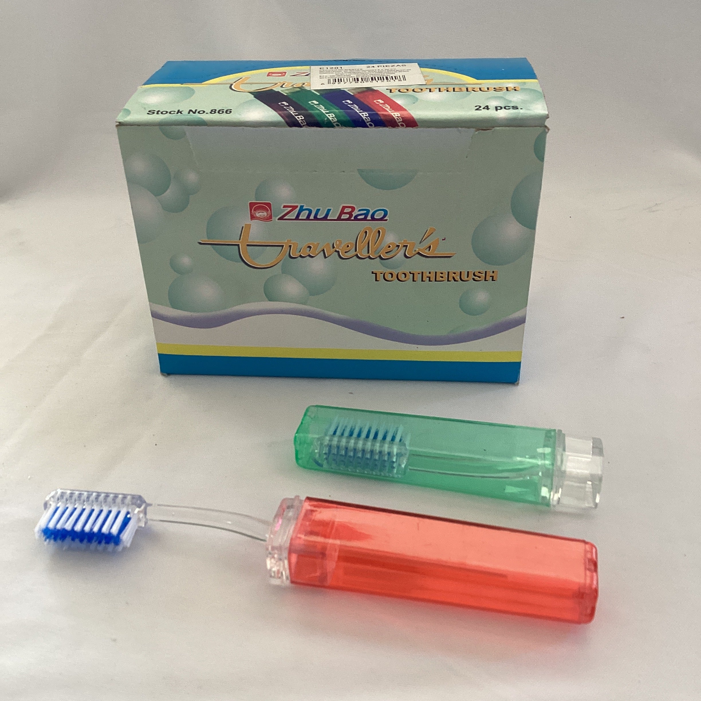 CEPILLO DENTAL VIAJERO SURTIDO EN COLORES POR MAYOREO