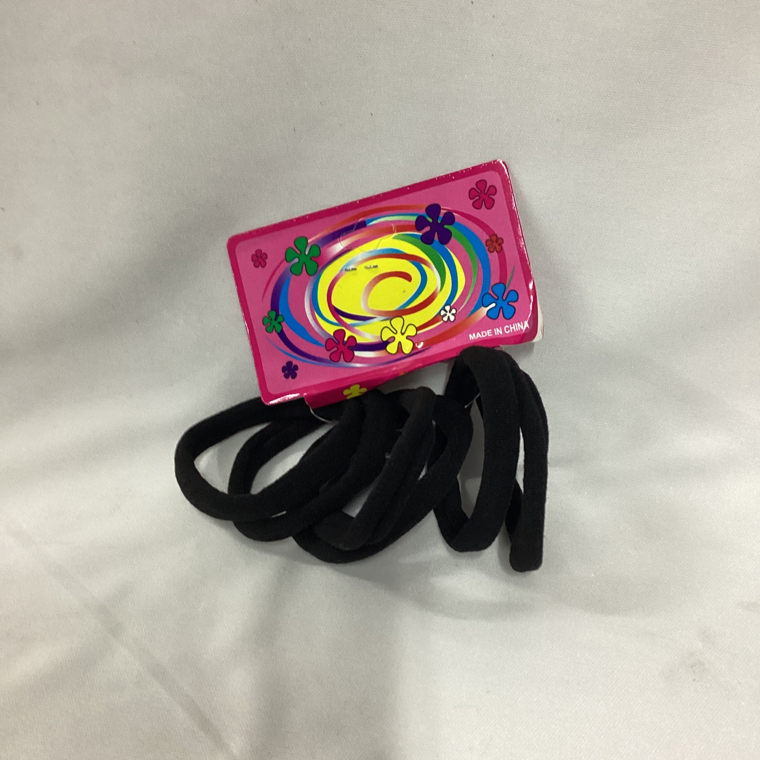 SET DE LIGAS LIKRA MEDIANA CON 6 LIGAS 7 CM NEGRA POR MAYOREO