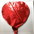 GLOBO CORAZÓN METÁLICO 45 CM ROJO POR MAYOREO