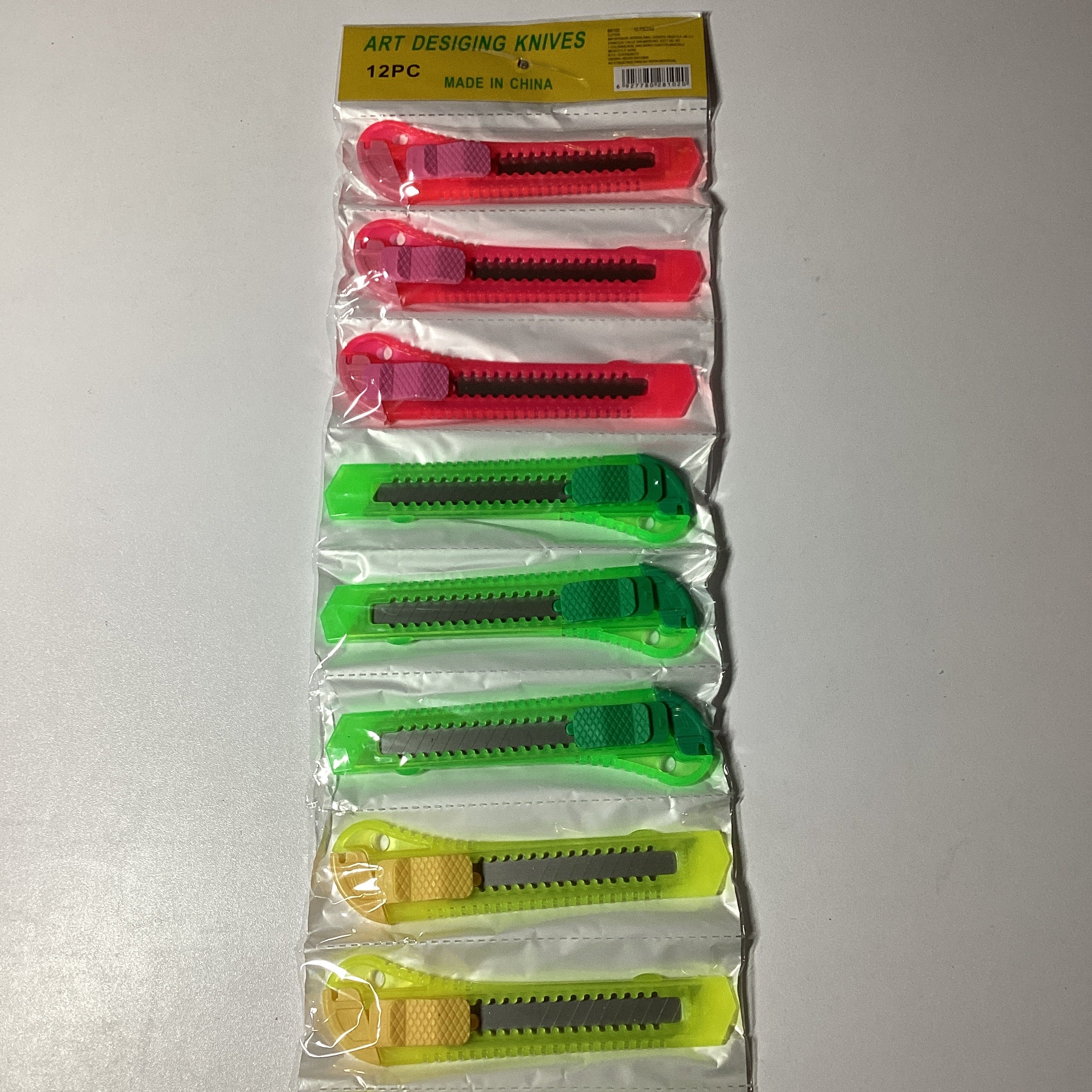 CUTTER GRANDE 3.5 CM ANCHO SURTIDO EN COLORES POR MAYOREO