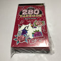 TATUAJE 16.5X 8.5 CM CON 5 HOJAS SURTIDO EN DISEÑOS POR MAYOREO