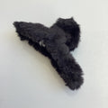 PINZA TERCIOPELO NEGRO 10 CM TIPO CANGREJO POR MAYOREO