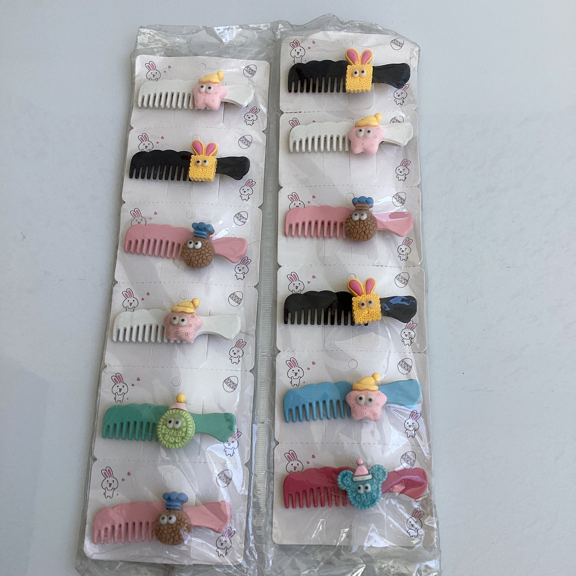 BROCHE PARA CABELLO 7 CM DISEÑOS SURTIDOS POR MAYOREO