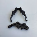 BROCHE TIPO BANANA PARA EL CABELLO 10 CM POR MAYOREO