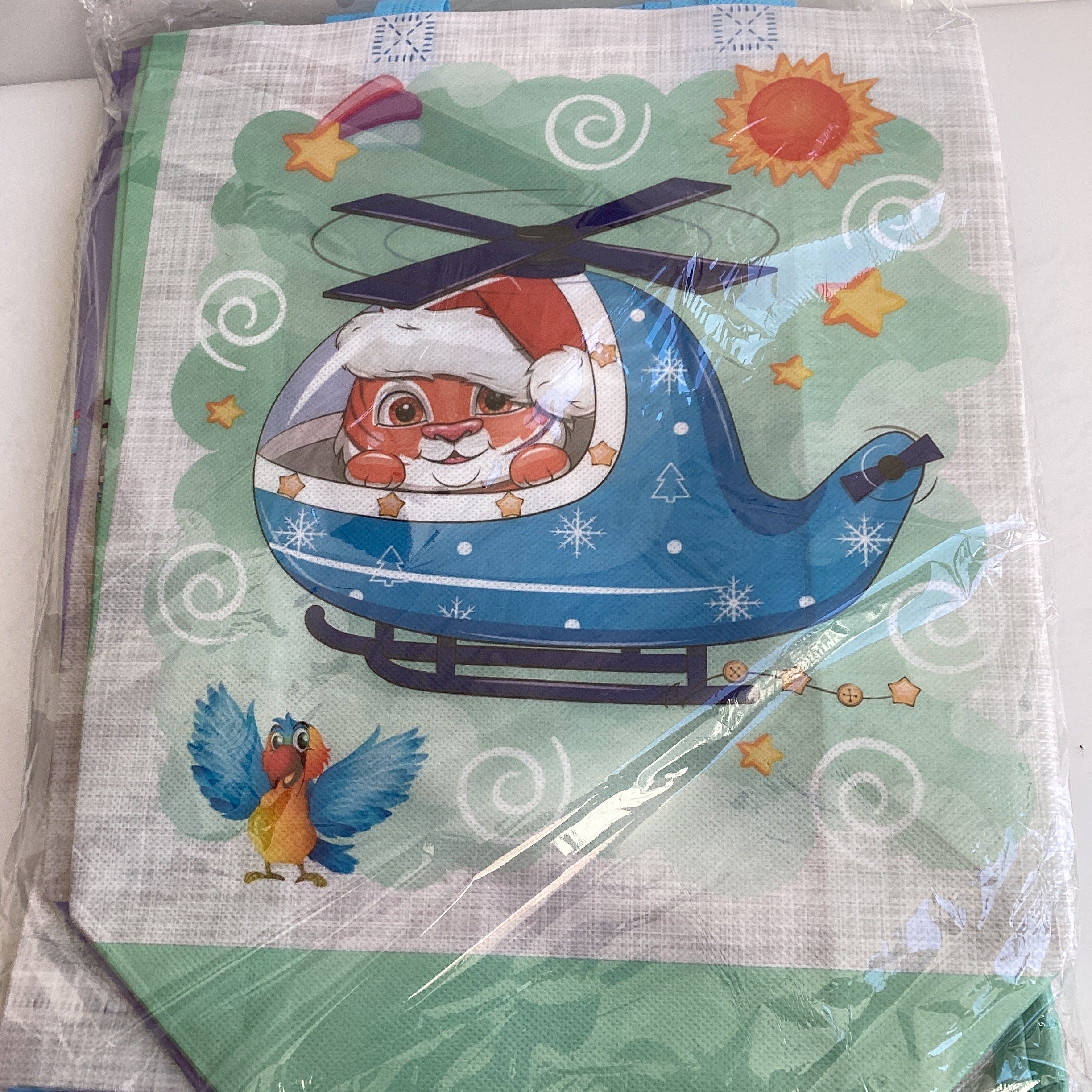 BOLSA DE POLIPROPILENO ESTAMPADO 35X27 CM SURTIDO EN DISEÑOS POR MAYOREO
