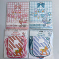BANDERÍN BABY SHOWER LETRAS DE 18 CM C/U SURTIDA EN AZUL Y ROSA POR MAYOREO