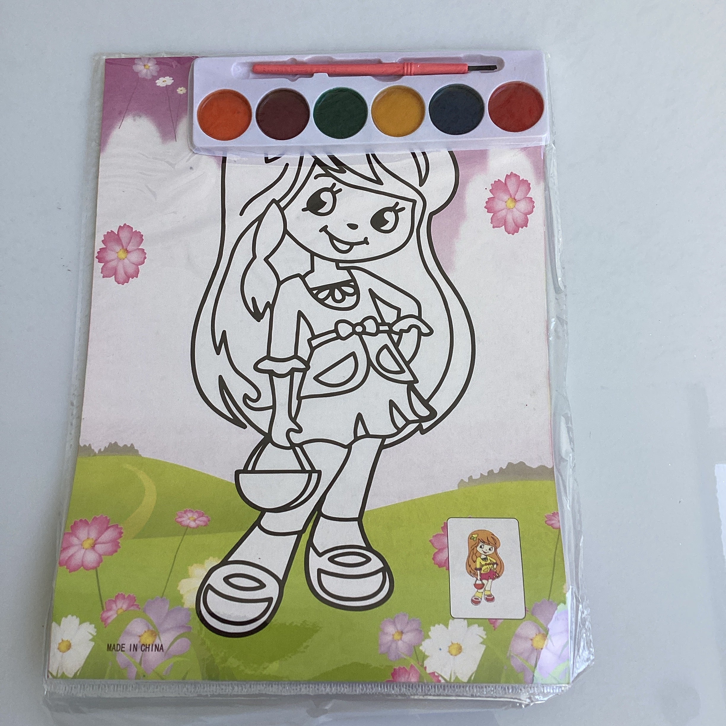 ACUARELA CON CARTÓN PARA DIBUJAR 25X19 CM SURTIDO EN DISEÑOS Y COLORES POR MAYOREO