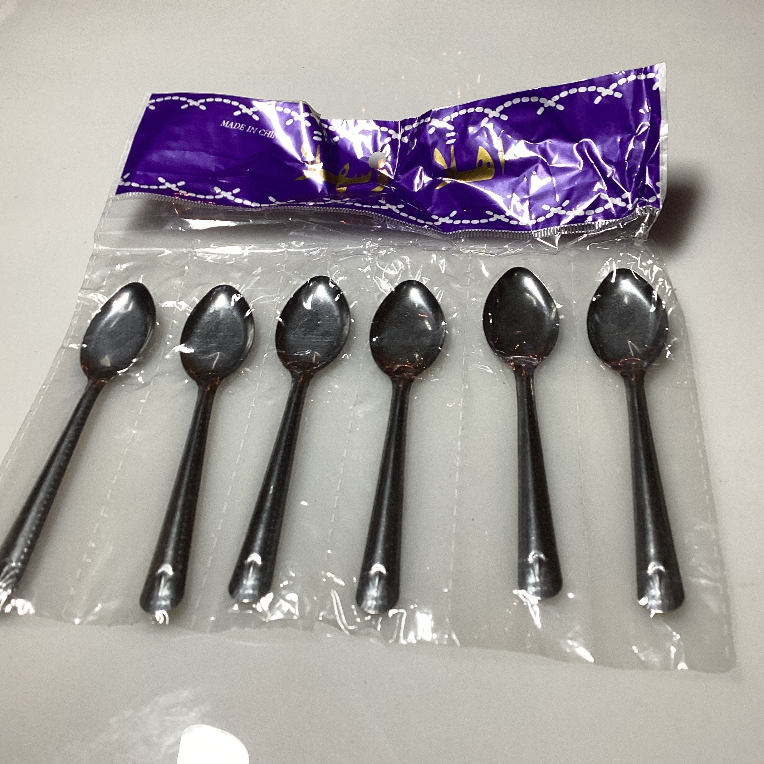 SET DE CUCHARITAS DE 12 CM CON 6 PZAS EN UNA BOLSITA POR MAYOREO