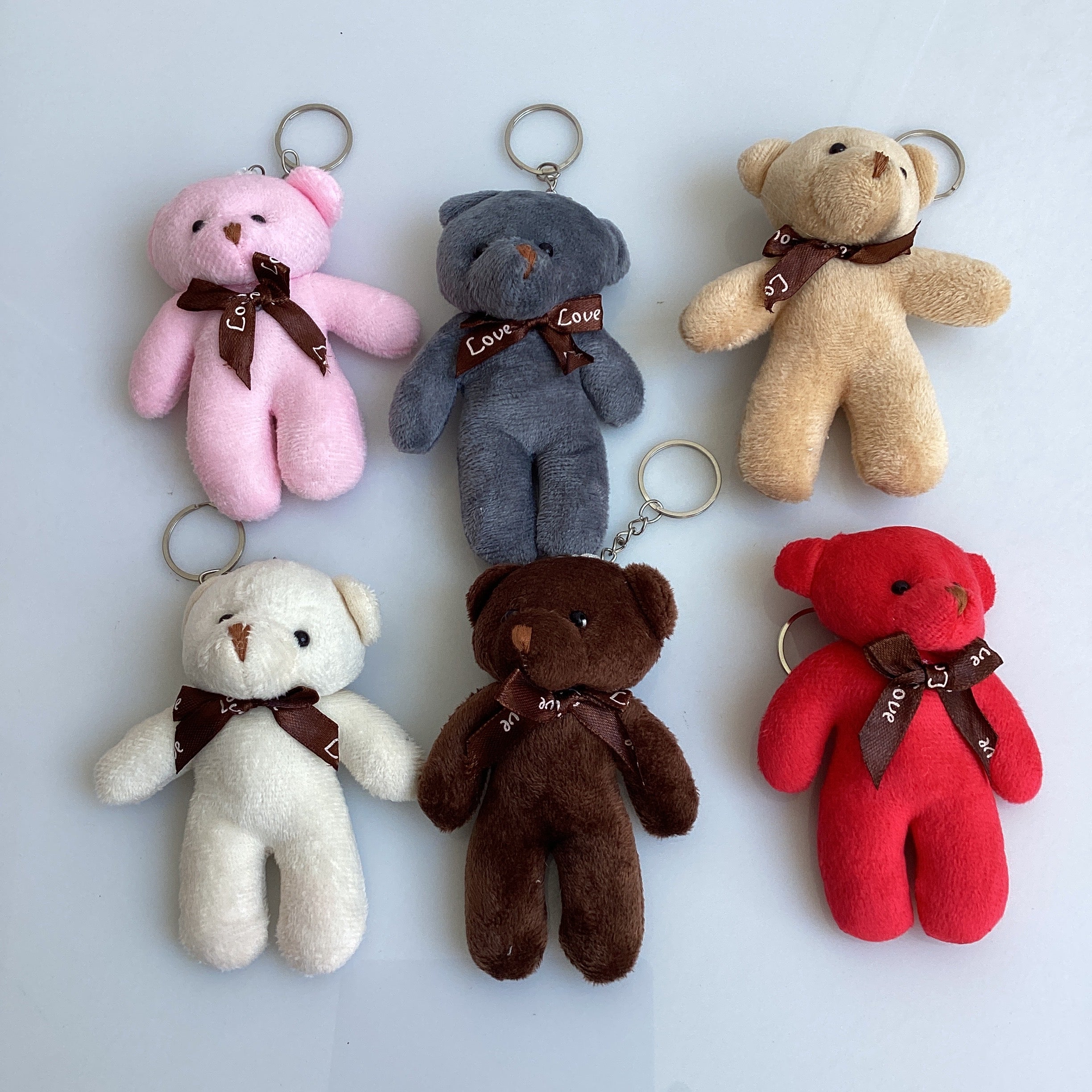 LLAVERO OSITOS PELUCHE SURTIDO EN COLORES POR MAYOREO