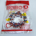 GLOBO BOBO 19.5 CM DIÁMETRO DESINFLADO DECORADO POR MAYOREO