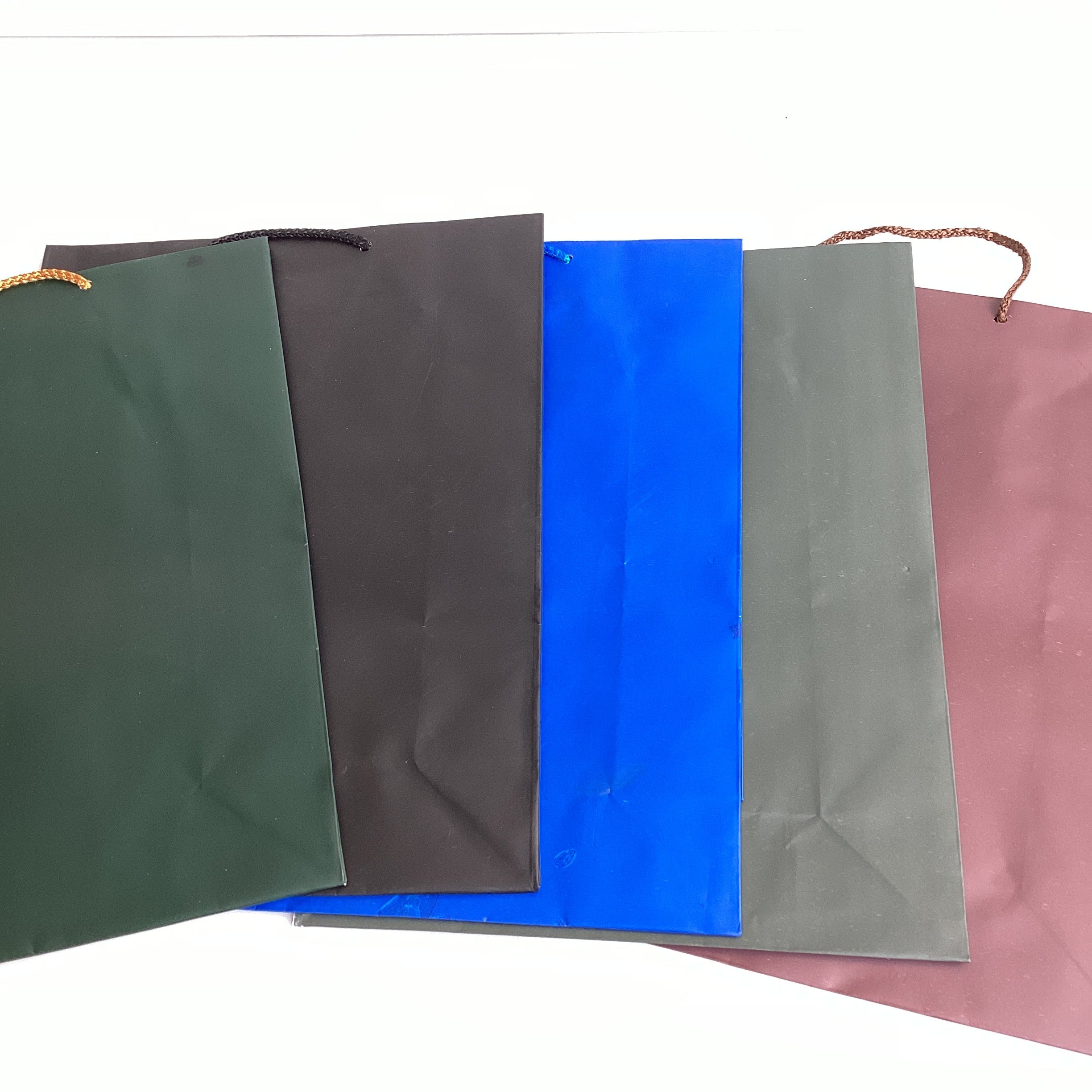 BOLSA GRANDE 32X24 CM SURTIDA EN COLORES LISOS POR MAYOREO