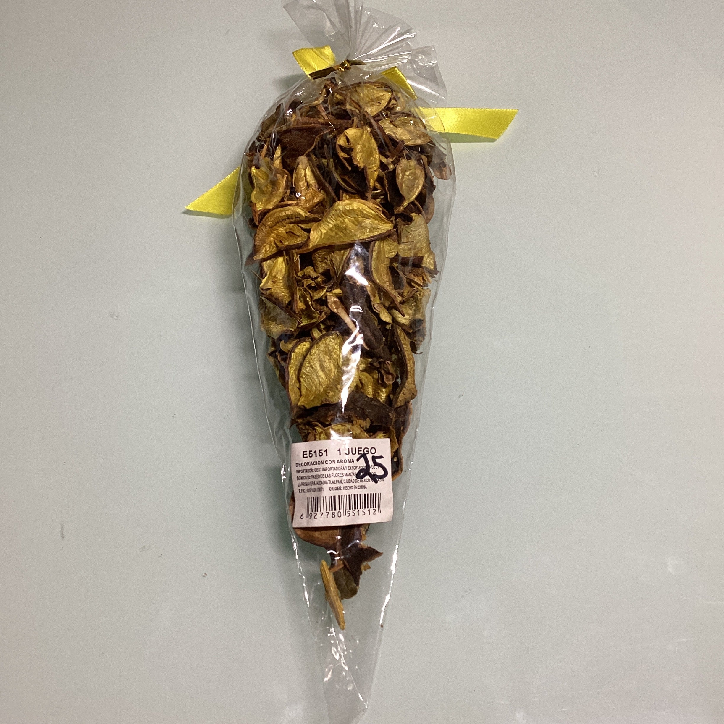 DECORACIÓN CON AROMA EN PAPEL CELOFÁN 33 CM SURTIDO EN DISEÑOS Y AROMAS POR MAYOREO