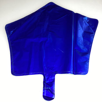 GLOBO METÁLICO ESTRELLA 45 CM POR MAYOREO AZUL REY METÁLICO