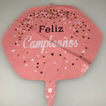 GLOBO METÁLICO 45 CM FELIZ CUMPLEAÑOS POR MAYOREO