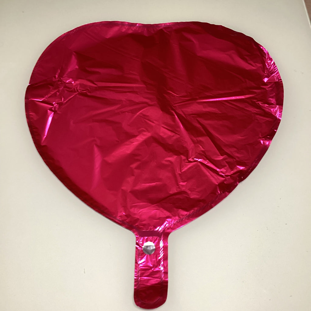 GLOBO METÁLICO CORAZÓN 45 CM POR MAYOREO