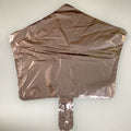 GLOBO METÁLICO ESTRELLA PLATA 45 CM POR MAYOREO