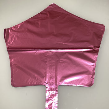 GLOBO METÁLICO ESTRELLA 45 CM ROSA PASTEL METÁLICO POR MAYOREO