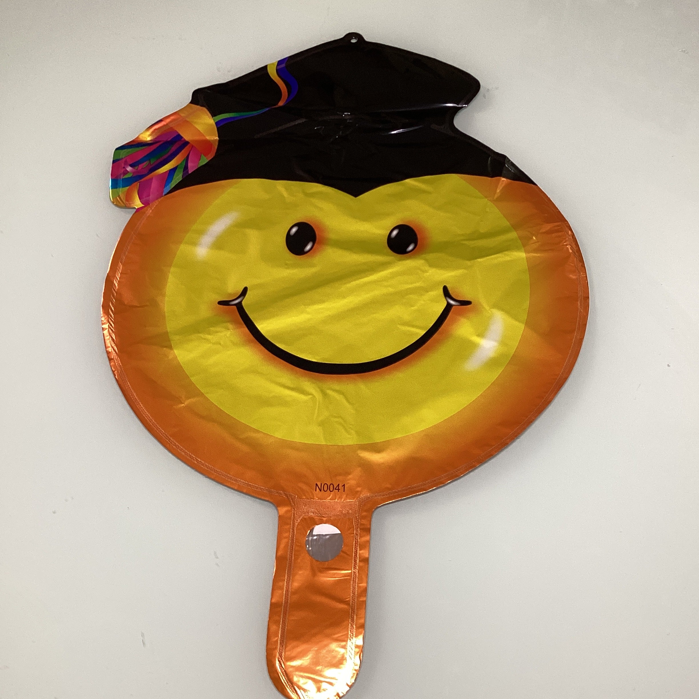 GLOBO METÁLICO DE GRADUACIÓN 35X27 CM EMOJI POR MAYOREO