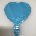 GLOBO CORAZÓN METÁLICO 10" POR MAYOREO