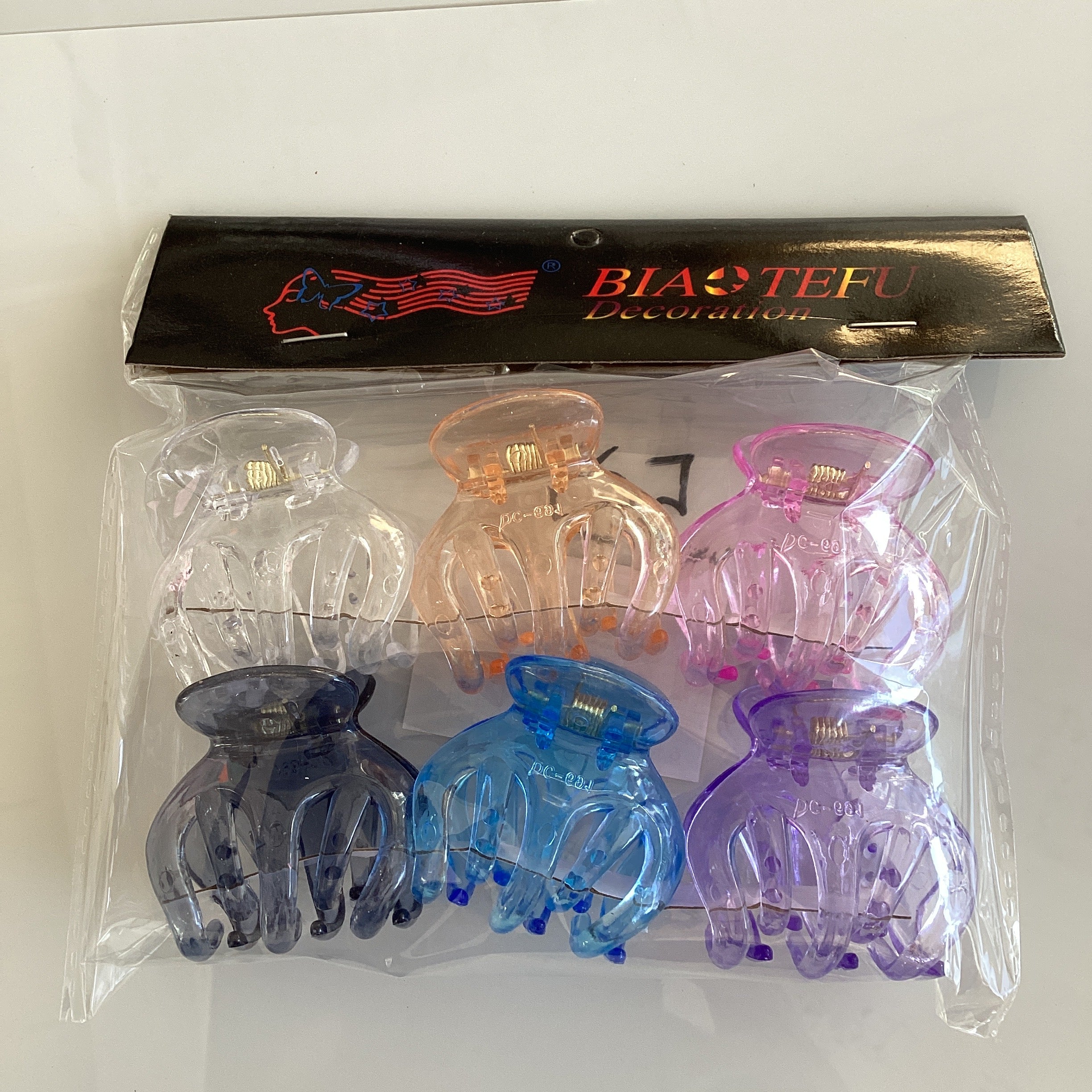 PINZA CANGREJO CHICA 5,5 CM SURTIDA EN COLORES POR MAYOREO