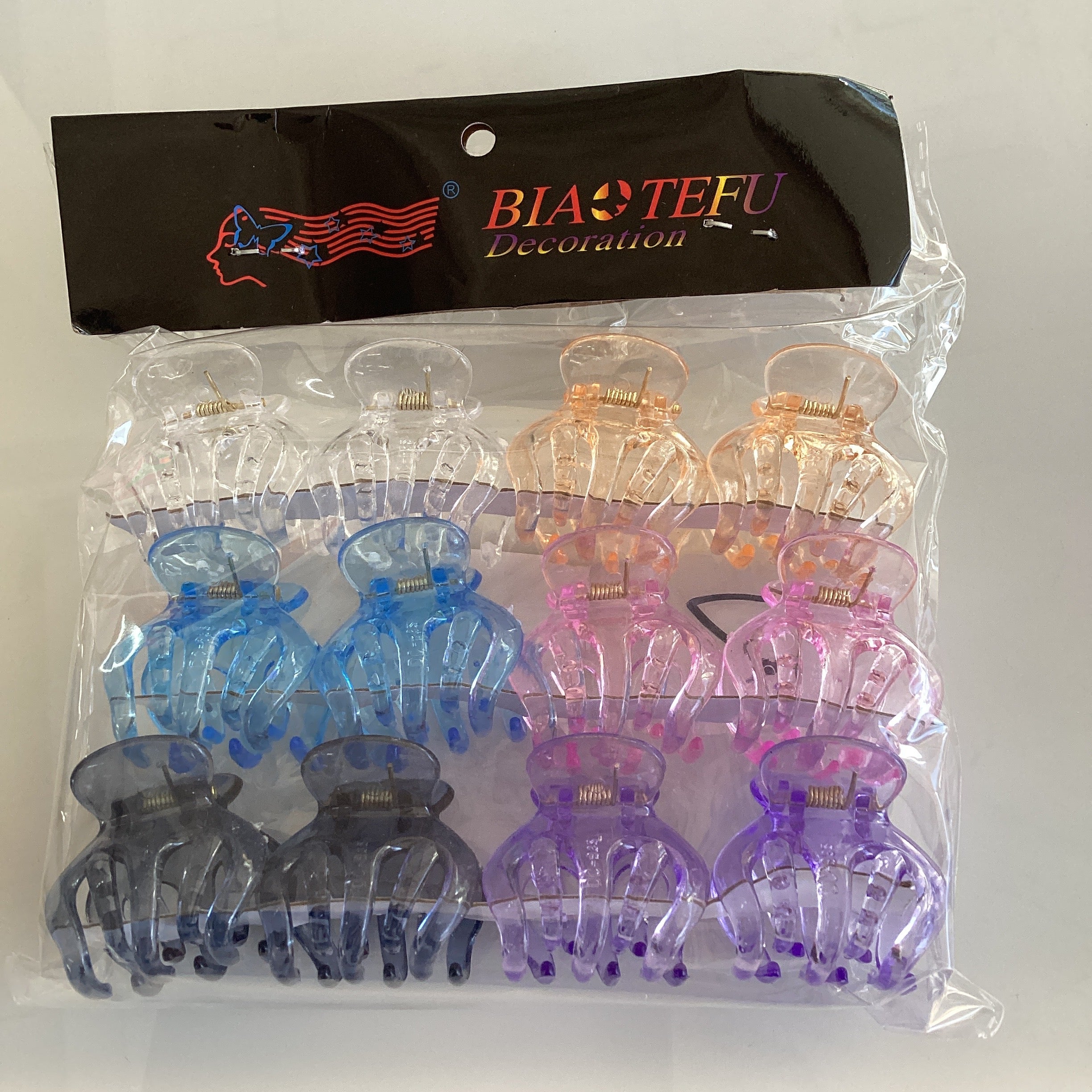PINZA CANGREJO MINI 3.5 CM SURTIDA EN COLORES POR MAYOREO G2631