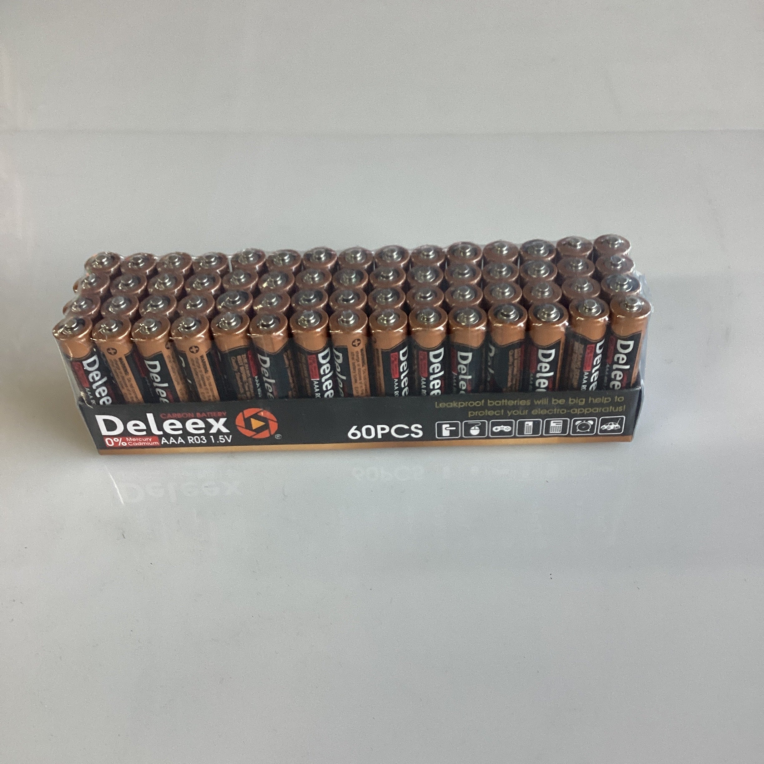 PILA DELEEX AAA PAQUETITO CON 4 PZAS POR MAYOREO