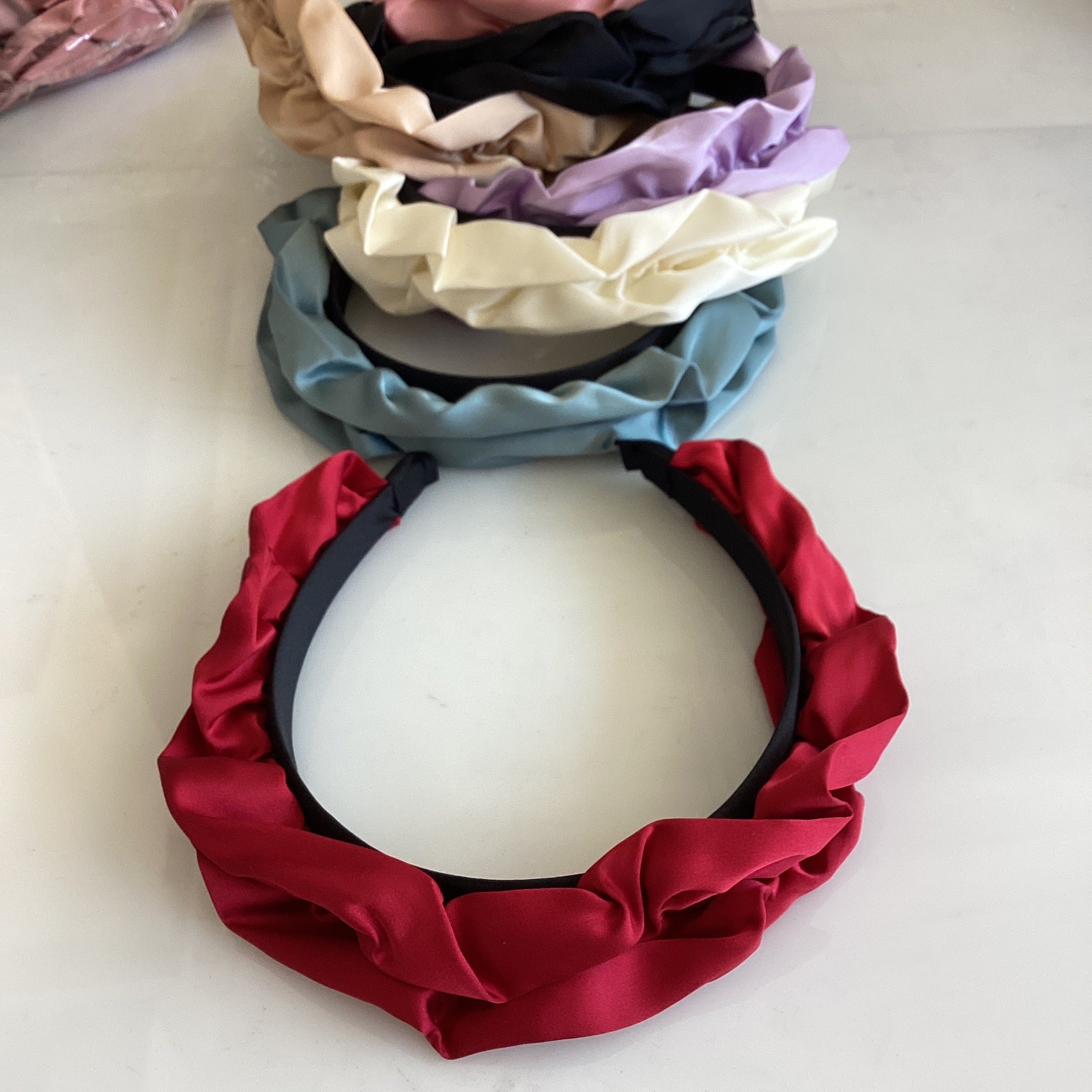 DIADEMA DE TELASURTIDA EN COLORES POR MAYOREO