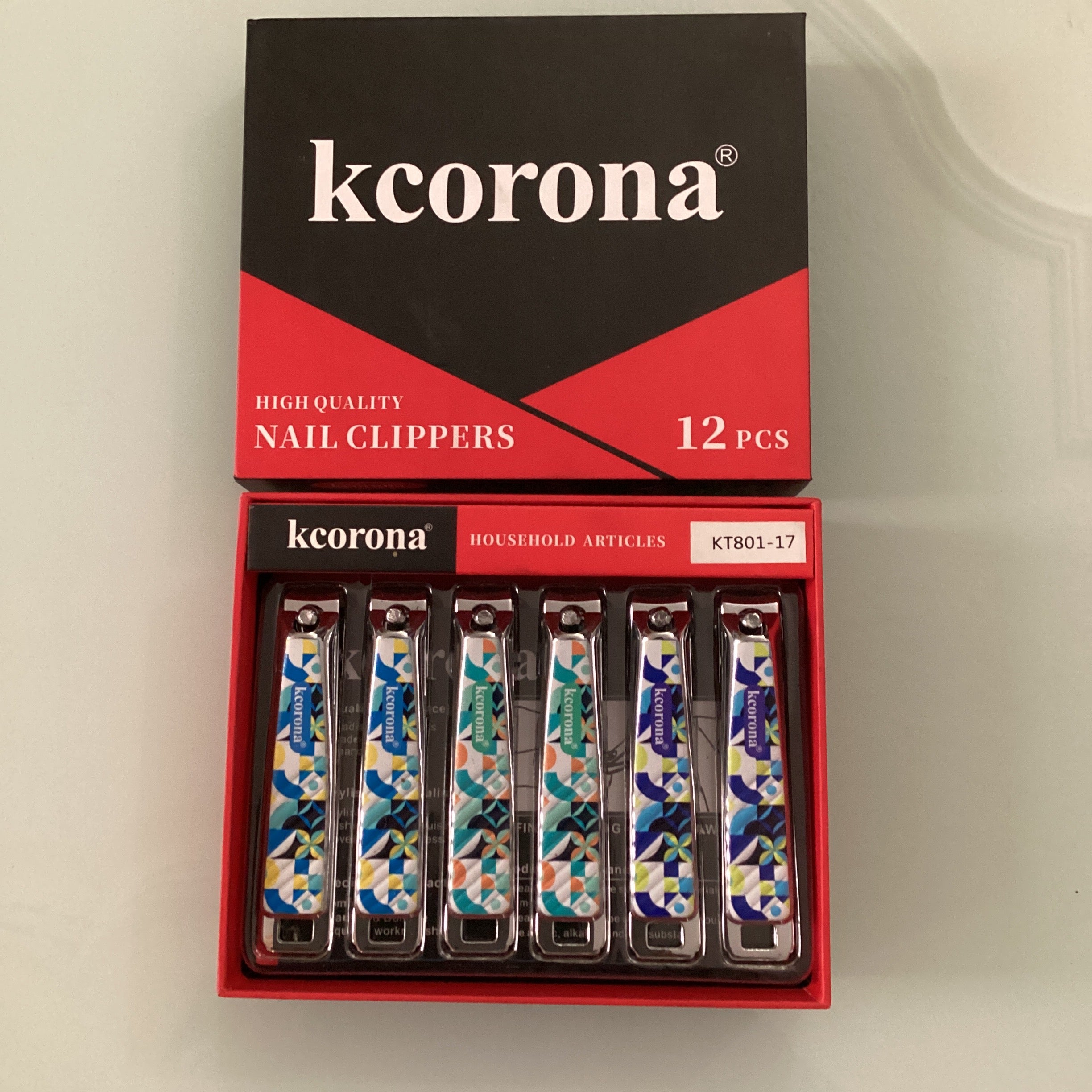 CORTAUÑAS KCORONA GRANDE 8 CM SURTIDO EN COLORES POR MAYOREO