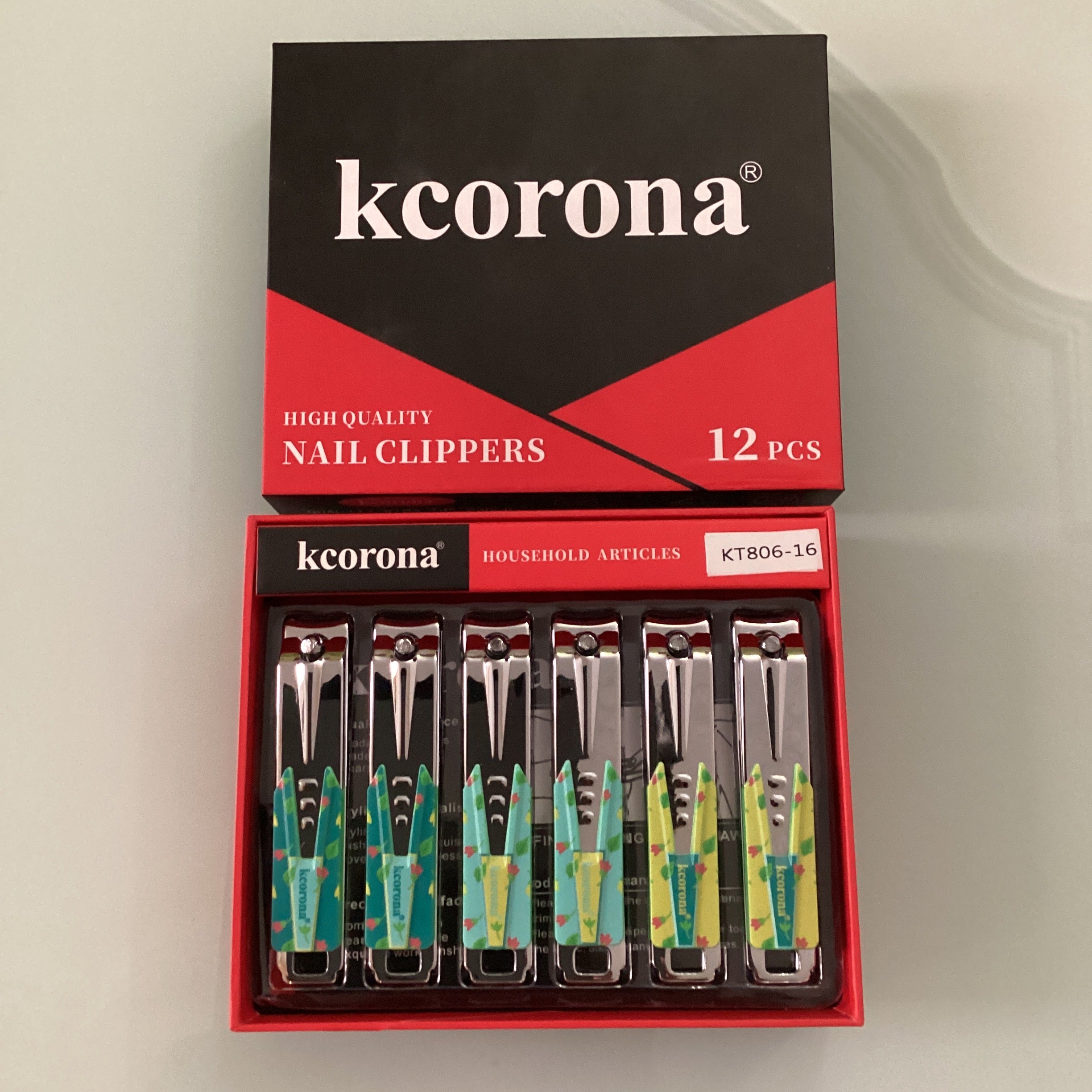 CORTAUÑAS KCORONA GRANDE 8 CM SURTIDO EN COLORES DISEÑOS POR MAYOREO
