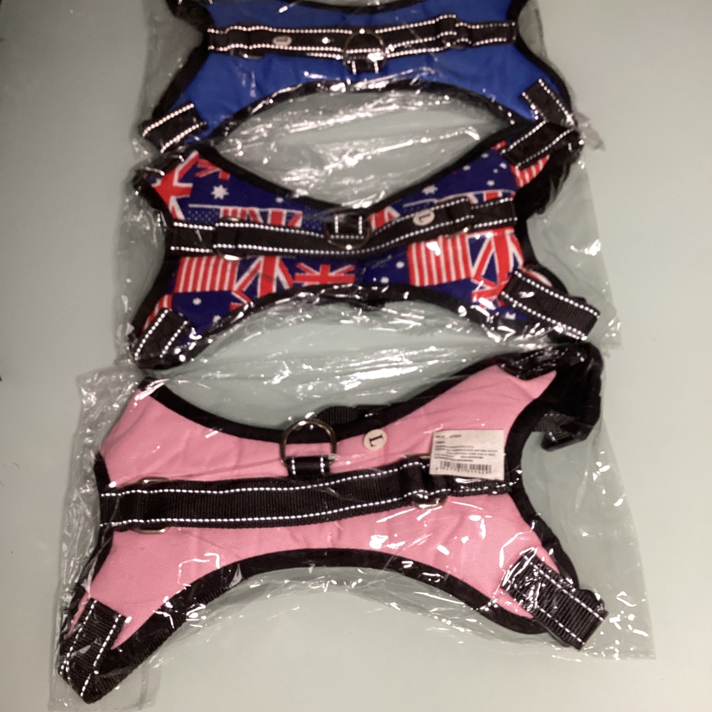 PECHERA PARA PERRO TALLA L GRANDE 24 CM ESPALDA SURTIDA EN COLORES POR MAYOREO