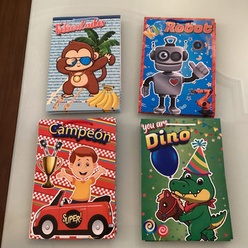 BOLSA REGALO PAPEL SULFATADO 28X19 CM SURTIDA EN DISEÑOS PARA NIÑO POR MAYOREO