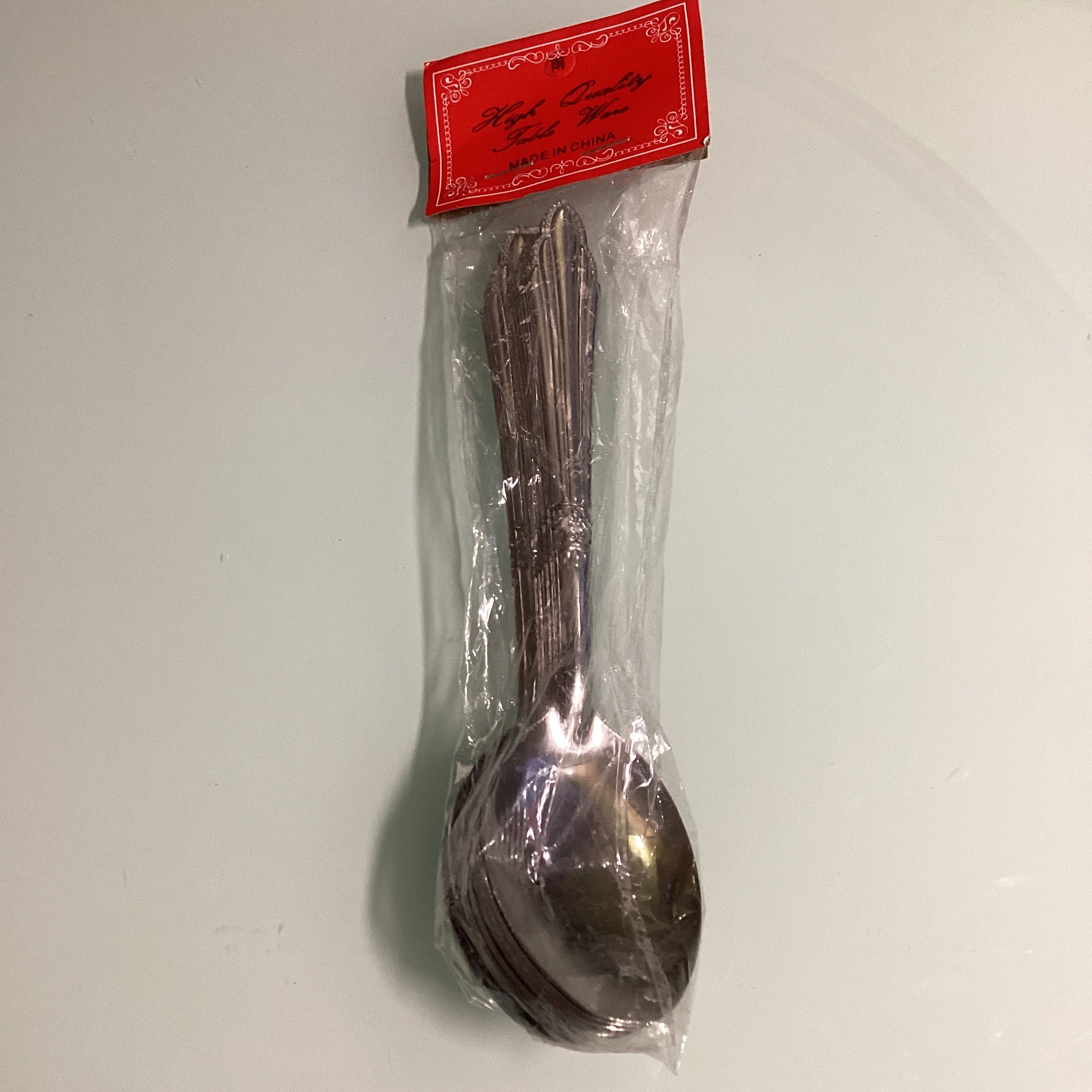 CUCHARA SOPERA DE 18 CM DE ACERO INOXIDABLE EMBOLSADA POR MAYOREO