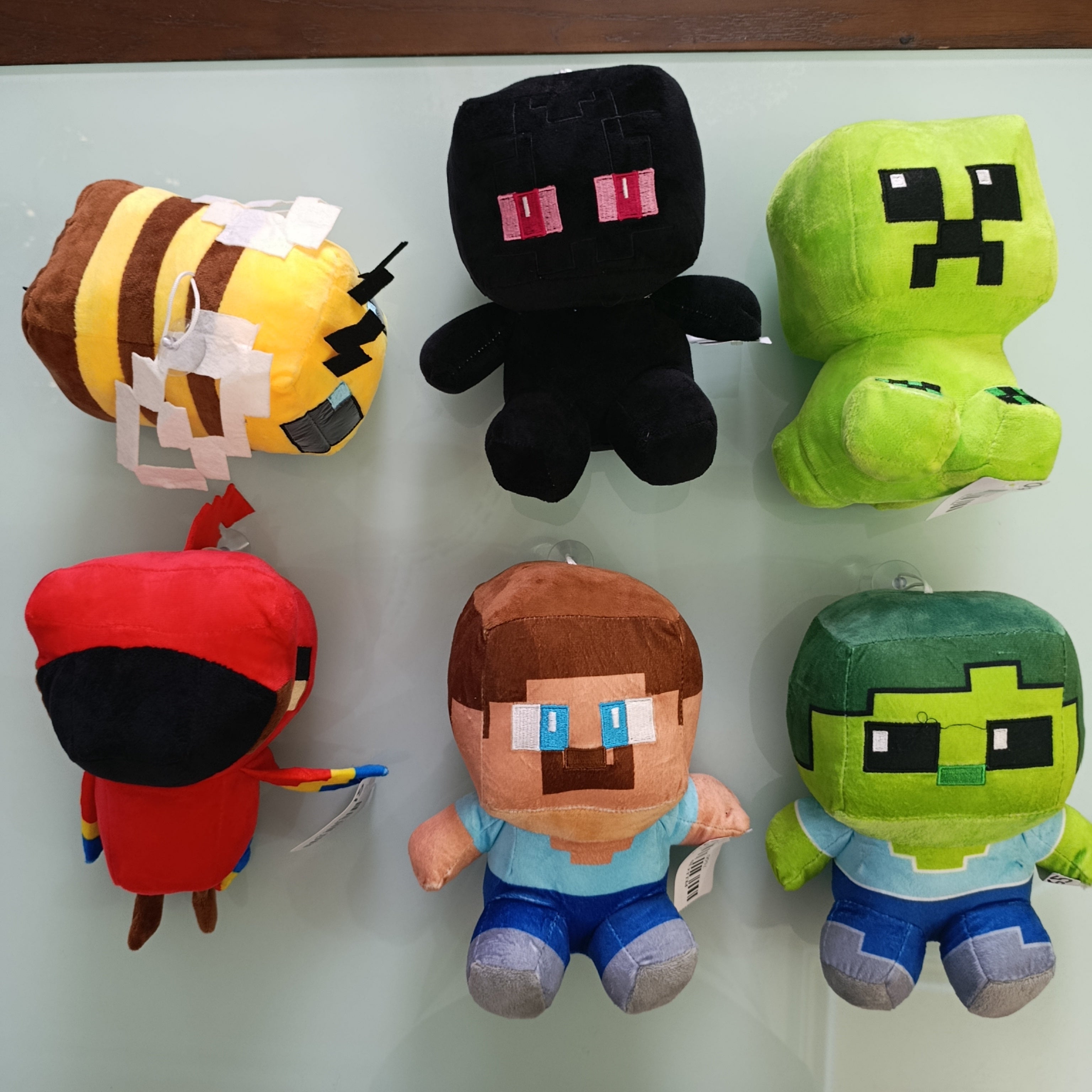 PELUCHE MINECRAFT 23 CM DE ALTO Y 18 CM DE ANCHO POR MAYOREO