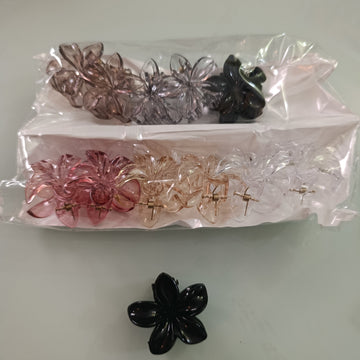 PINZA DE PLASTICO PARA CABELLO 4 COLORES SURTIDOS POR MAYOREO