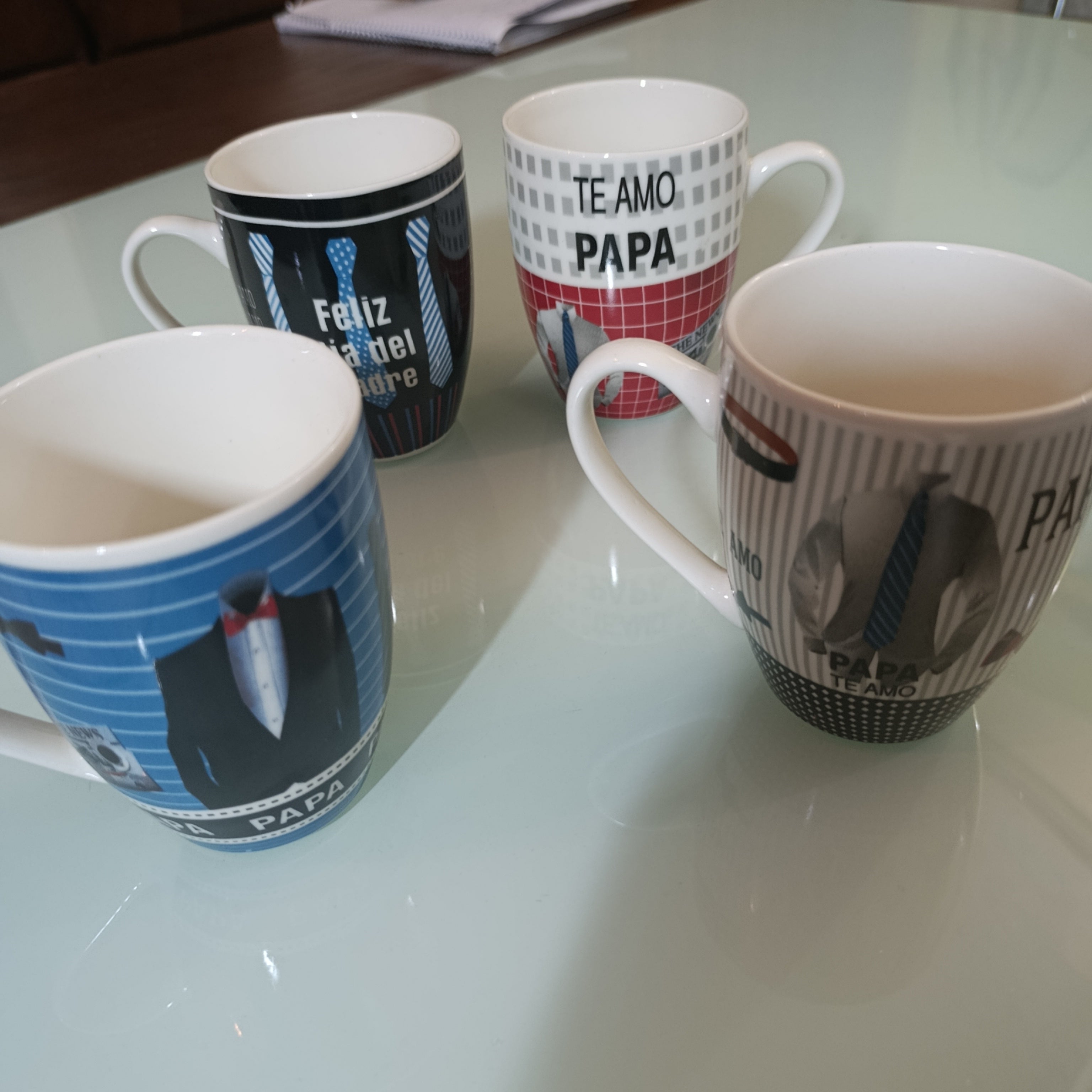 Taza de ceramica motivos día del padre surtidas en diseños por MAYOREO