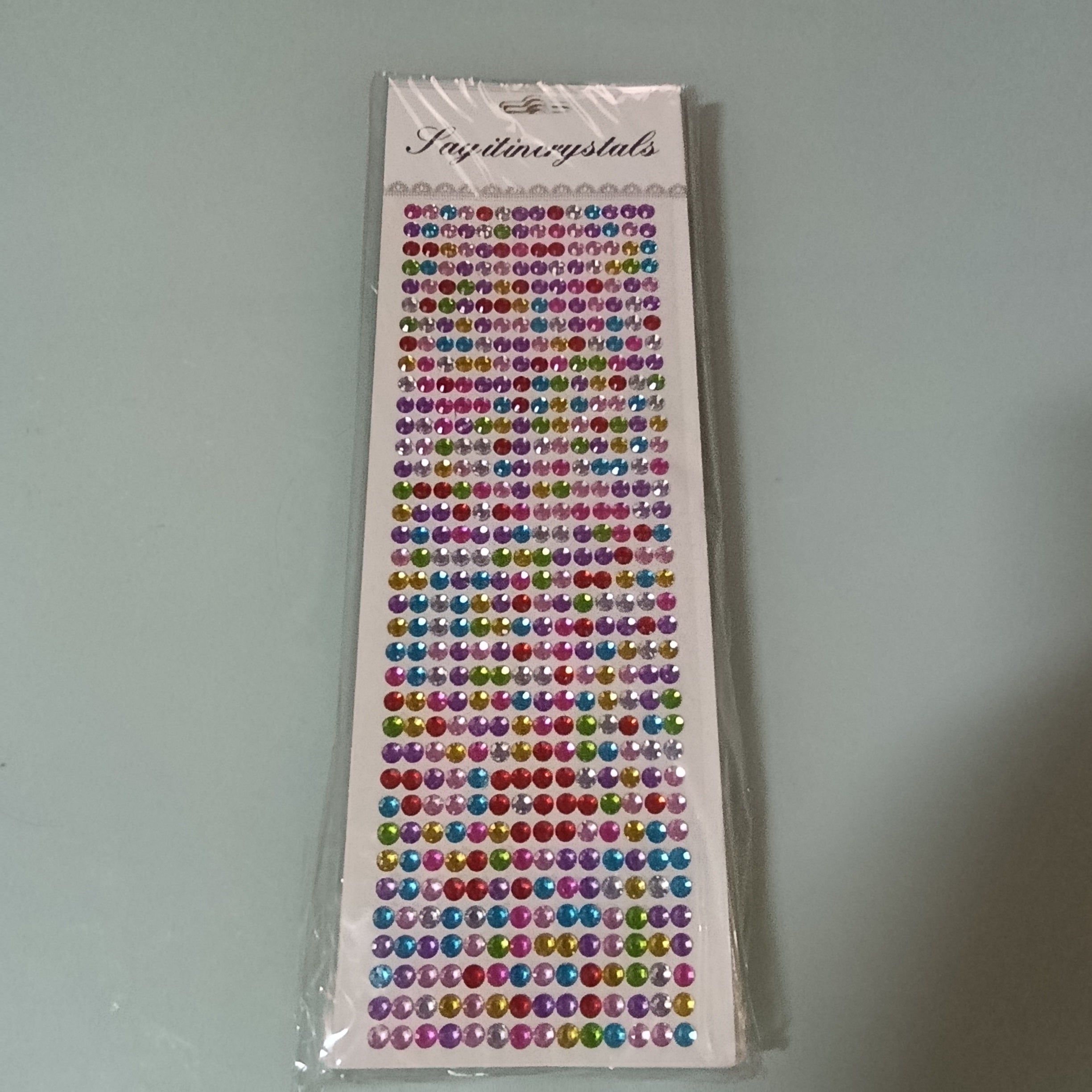 STICKERS DE PEDRERIA PARA DECORACION 33X10 CM POR MAYOREO