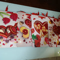 BOLSA DE REGALO 3D JUMBO 40X31 CM SURTIDA EN DISEÑOS DE AMOR POR MAYOREO
