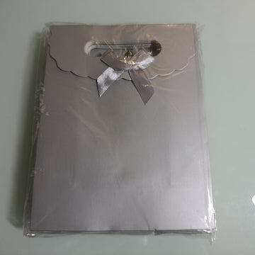 BOLSA REGALO ASA TROQUELADA 21X16 CM SURTIDA EN COLORES Y DISEÑOS POR MAYOREO